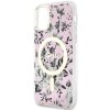 Guess GUHMN61HCFWSP iPhone 11 / Xr 6.1 różowy/pink hardcase Flower MagSafe